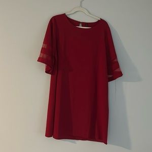 Maroon dress